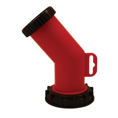 Smart Spout 70 mm Red Carboy Pour Spout SMRT1-R-70MM